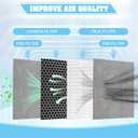 Upgraded Y1000 Replacment Filter Compatible with Y1000 Air Purifier Large Room,2-in-1 Y1000 Filter,2-Pack