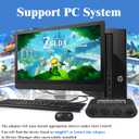 Gamecube Adapter for Nintendo Switch / Wii U / PC and Switch 2 Gamecube Controller Adapter, Super Smash Bros Adapters for NGC Controller, Support Turbo and Vibration Features with 180cm USB Cable