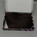 FESHFEN Shoulder Length Bob Wigs with Bangs for Women - Brown with Highlights Natural Layered Wavy Synthetic Wig For Daily Party Costume Use 14 Inch