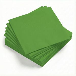 2 x Horaldaily 100 Pack St. Patrick's Day Cocktail Napkins, 5x5 Inches Disposable Paper Napkins for Football Party Anniversary Wedding Birthday Bridal Baby Shower (100,Green)