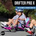 EzyRoller Drifter Pro X Ride On Toy for Kids Ages 10+ – Award-Winning Outdoor & Indoor Riding Toy for Boys & Girls - Pink