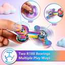 ATESSON Metal Fidget Spinner 3 Ways to Play with 2 Stainless Steel Bearing High-Speed Spinning for Stress Relief Anxiety ADHD Boredom Fidget Spinners Toy for Adults Kids