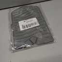 Silicone Sink Splash Guard Set - Faucet Handle Drip Catcher Tray, Dish Soap Sponge Draining Holder, Mat - Stylish Kitchen Sink Accessories for a Dry and Organized Counter - Grey