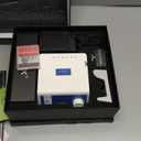 L'UGX Professional Nail Drill, 45000RPM Brushless Electric Nail File Manicure Pedicure with 7 Drill Bits, Perfect for Home Salon Use, Foot Pedal, Low Noise and No Vibration (White)