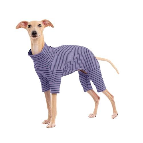Dog Sweaters for Small Dogs Girls Boys, Striped Pet Sweaters for Fall Winter Dog Clothes, Turtleneck Pullover Knitwear for Small Medium Large Dogs