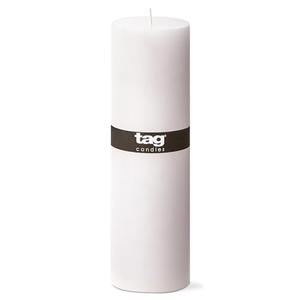 TAG Chapel 3X10 White Pillar Paraffin Wax Candle Unscented Drip-Free Long Burning 145 Hours for Home Decor Wedding Parties Dining Dinner Kitchen Table Tabletop Living Room End Table Decor Decoration