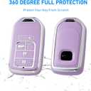 Key Fob Cover with Keychain for Accord Civic CRV Pilot Passport Insight