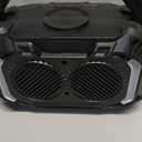 Wilody Speakers Bluetooth Wireless, 100W Loud Outdoor Speaker with Bass, IPX7 Waterproof Floatable, 20H Playtime, Wireless Charge, TWS, RGB Light, Portable Speaker for Work, Garage, Outdoor (Black)