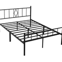 14 Inch Full Size Bed Frames with Headboard/Footboard, Under Bed Storage, Strong Metal Slats Support, No Box Spring Needed, Noise Free, Easy Assembly, Black