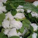 102 PCS White Roses Artificial Flowers