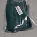 DONREN Short Curtains 38 Inches Long Tier Curtains for Bathroom - Set 2 Panels Light Blocking Room Darkening Camper Curtains for Small Windows Kitchen 34x38 Inch Length Hunter Green