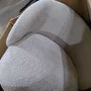 Swivel Accent Chair Round Barrel Armchair Upholstered Performance Fabric for Living Room Bedroom Waitingroom,1 Box,Cream