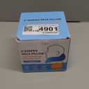 SANPUK Travel Neck Pillow 360° Ergonomic Memory Foam Travel Neck Pillow Airplane, Premium Breathable Relief Neck Pain for Long Flights,Car & Office (Gray)