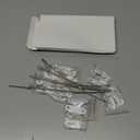 Furniture Anchors (8 Pack) for Baby Proofing, Anti Tip Furniture Anchor Securing 420lbs Tension Earthquake Resistant Metal Furniture Wall Anchor Prevent Baby Pet from Falling Furniture (White)