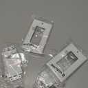 Lutron Claro On/Off Switch 15-Amp, Single-Pole, CA-1PS-WH-2, White, 2 Pack