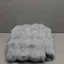 TOPCHANCES Thick Plush Rabbit Recliner Chair Cover,Warm Non Slip Lazy Boy Recliner Slipcover Covers Stay in Place,Furniture Protector with Elastic Straps for Kids Dogs Pets