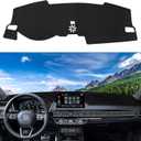 Dashboard Cover Mat Custom Fit for Honda Civic 2022 2023 2024 2025 Dash Cover for 11th Gen Nonslip Dash Mat Protector Sunshade No Glare Black