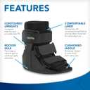 United Ortho USA14011 Short Cam Walker Fracture Boot, Extra Small, Black (Black)