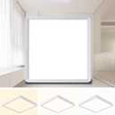 Square Led Flush Mount Ceiling Light,16 Inch 40w 3820lm led Light 3000k,4000k,6000k CCT Selectable,Flat Panel Super Slim Led Ceiling Light Fixture,for Living Dining Kitchen Bedroom Room (1Pack-White)