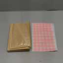 Ocmoiy 100 Pcs Clear Front Paper Cookie Bags with Seal Heat-Sealable & Grease-Resistant, 5.1x7.5 Inches Brown Bakery Bags with Window, Small Treat Bags Cookies Packaging Favor Bags (100)