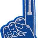 Giant Foam Finger 18 Inch- You're Number 1 Foam Hand for All Occasions - Cheerleading for Sports - Exciting Vibrant Colors use as Celebration Pom Poms- Great for Sports Events Games School Business (blue)