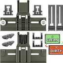 Upgraded W10350375 Dishwasher Top Rack Adjuster parts For Whirlpool WDT730PAHZ0 WDT750SAHZ0 Upper Rack Parts,WDTA50SAHZ0 WDT970SAHZ0 Dishwasher Top Rack Parts W10712395,For Kenmore Dishwasher Parts (11 pack)