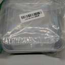 E-far 6 x 6-Inch Square Baking Pan with Lid, Small Stainless Steel Cake Brownie Pans Trays Dishes for Toaster Oven Air Fryer, Healthy & Dishwasher Safe - Set of 1(1 Pan + 1 Lid)