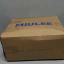 MIULEE Pinch Pleated Thick Linen Curtains 90 Inch 4 Panels Set Back Tab Memory Trained Pinch Pleat Semi Sheer Light Filtering Privacy Curtain Let Light in Window Drapes for Living Room Bedroom Taupe