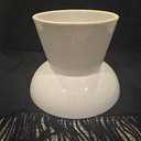 Ceramic Wase, White 6 Inch
