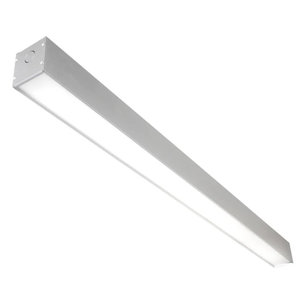 LumeGen LED 4ft. Color Tunable Linear Light I 40W, 5000 Lumens I Selectable 3000K/4000K/5000K I DLC Premium V5.1 Listed I Commercial Office, School, Hotel, Hospital Lighting I Silver Lamp Body