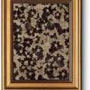 HUARCEY Gold Framed Vintage Wall Art for Living Room, Flowers Painting Prints Shelf Decor for Kitchen, Aesthetic Bedroom Wall Art, Christmas Gifts for Friends or Family (Crushed Flower - 8"x10")