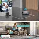 Lefant M310 Ultra Robot Vacuum and Mop, 6000Pa Suction-Slim Robotic Cleaner with ToF LiDAR Navigation, Accurate Obstacle Avoidance, WiFi/App/Alexa Control, 170min Runtime, for Pet Hair and Home, Gray