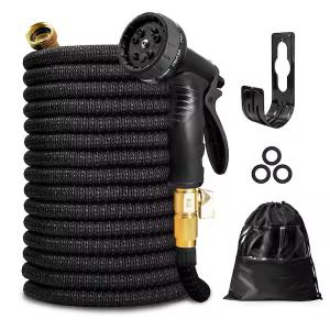 Garden Hose 150 ft, 2026 New Kink Free Expandable Water Hose, 10 Function Nozzle, 3/4" Leak-proof Solid Brass Fittings, 3750D Outer Fabric, Durable Collapsible Latex Core, Ultra Lightweight & Flexible