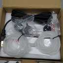 AquaMiracle Quiet Aquarium Air Pump 2-Outlet Fish Tank Air Pump, 6W 190GPH High Pressure Aquarium Bubbler, Adjustable Flow Fish Tank Bubbler, Ideal for Aquarium, Pond, Hydroponic