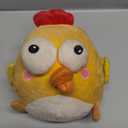 GUKCO Interactive Dog Toys, Squeaky Moving Ball Toy with Jumping & Music Modes, Rechargeable Plush Chew Toys for Small/Medium/Large Dogs to Keep Puppy Busy Pet Toys (Chick)