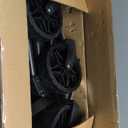 Collapsible Wagon Cart with Wheels Foldable - Folding Utility Heavy Duty Wagons Carts for Grocery Sports Garden Shopping Camping Wheelbarrows (Black, 120L)