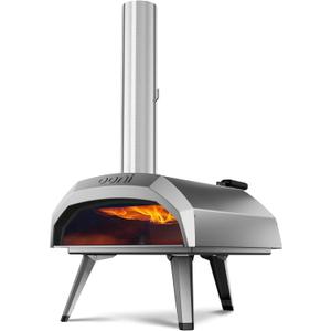 Ooni Karu 12 Multi-Fuel Outdoor Pizza Oven  12 Inch Pizzas in 60 Seconds - Portable Wood and Gas Fired Pizza Oven with Pizza Stone, Dual Fuel Ooni Pizza Oven