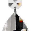 Fushing 20Pcs Chandelier Crystals, Clear Teardrop Crystal Chandelier Pendants Parts Beads, Hanging Crystals for Chandeliers (38mm, Clear)