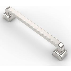 Asidrama 20 Pack 5 Inch Brushed Satin Nickel Kitchen Cabinet Handles, Cabinet Pulls Kitchen Cabinet Hardware for Cupboard Drawer Pulls (5" Hole Center128mm)