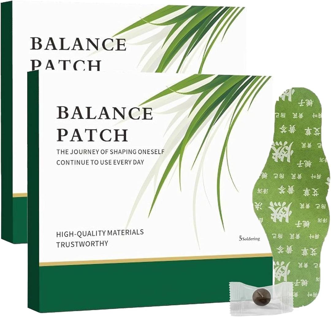 2PCS Herbal Patch Pad Balance – Plant-Based Ingredients, Comfortable Adhesive Design, Easy Topical Use, Promotes Abdominal Comfort Non-Irritating Design