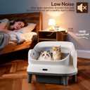 Happypaw XXXL Open-Top Automatic Self Cleaning Litter Box for Multiple Cats
Extra Large Space,Low Entrance, Safety Sensor, Anti-Pinch, 12L Waste Bin, APP Control, Includes Liners, Odor Free