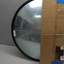 SecurityMan Large 24 Inch Convex Mirror for Blind Spots - Shatterproof Polycarbonate, 180° Wide View for Driveways, Intersections, Warehouses, Roads, and Large Areas - Indoor & Outdoor Security Mirror