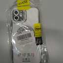 Clear Luxury Rhinestone Case Compatible with iPhone 12,Bling Sparkle Glitter Diamond Cute Design Cover for Girls Women,Soft Plating with Camera Lens Shockproof Protector for iPhone 12 Case-Silver