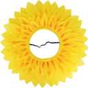 Festivous Wishel Sunflower Costume Head for Kids and Adults Yellow Petals Headband Party Decorations Photo Props Doll Costume Sunflower Hat Headwear Props (adults)