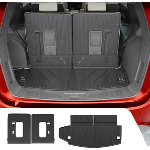 Cargo Liner Compatible with 2016-2025 2026 Dodge Durango 6&7 Seater Trunk Mat Cargo Mat All Weather Back Seat Cover Protector 2024 Durango Accessories