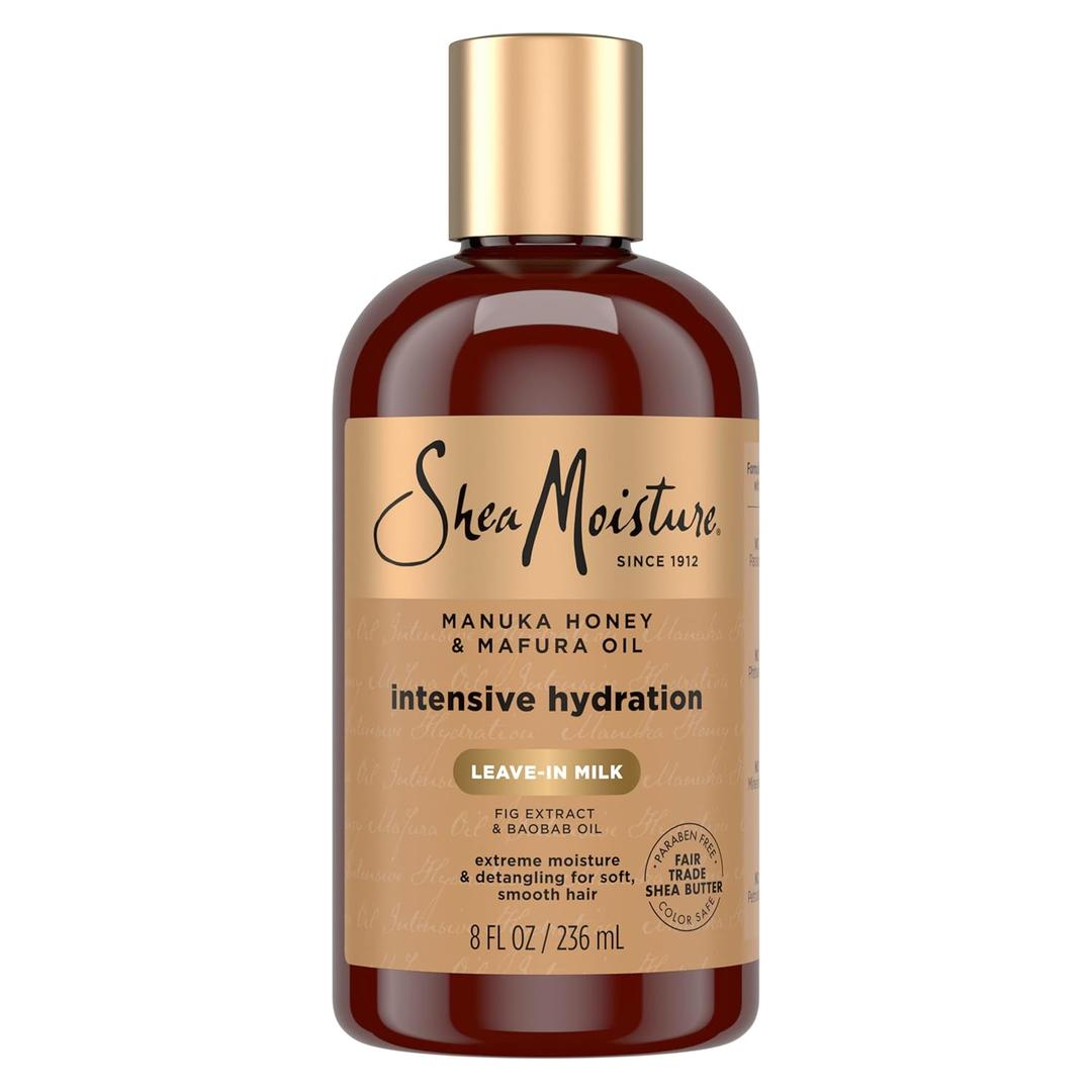 SheaMoisture Hydration Hair Milk Manuka Honey and Mafura Oil for Dry Hair to Hydrate and Style Hair 8 oz (8 Fl Oz (Pack of 1))