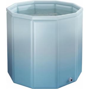 Portable Bathtub for Adults, Freestanding Bath Tub for Shower | Collapsible, Hot Ice Bath Tubs with Thickened Thermal Foam to Keep Temperature, PVC Outdoor Soaking Tub, Home SPA, 80*65CM