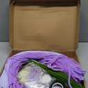 TOAOB 413pcs Overlength Pipe Cleaners Crafts Set 24 Inch Purple Long Fuzzy Chenille Stems Craft Thick Pipe Cleaners Flowers Animals for DIY Art Craft Supplies Bouquets Decorations