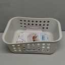 Joseph Joseph EasyStore - Bathroom essentials Storage Basket Organiser with Moveable Divider, Ecru, Large (Large (Pack of 1))