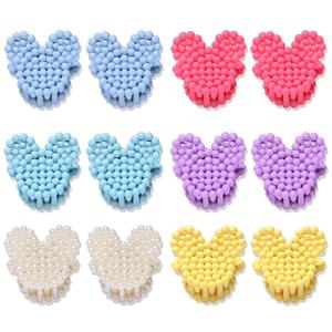 3 x Boderier 12 Pack Mini Bunny Claw Clips Cute Bunny Ears Hair Clips for Women Easter Gifts